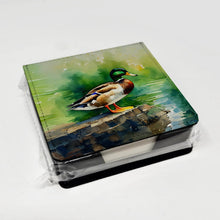 Load image into Gallery viewer, Mallard PU Leather Note Paper Holder