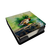 Load image into Gallery viewer, Mallard PU Leather Note Paper Holder