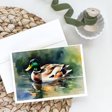 Load image into Gallery viewer, Mallard Greeting Cards - Blank Note Cards – 8-Pack of Artist-Designed Cards with Envelopes