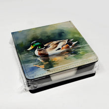 Load image into Gallery viewer, Mallard PU Leather Note Paper Holder