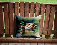 Load image into Gallery viewer, Mallard Throw Pillow - 14x14 Decorative Pillow – Art for Your Home &amp; Patio