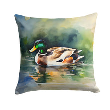 Load image into Gallery viewer, Mallard Throw Pillow - 14x14 Decorative Pillow – Art for Your Home &amp; Patio