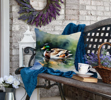 Load image into Gallery viewer, Mallard Throw Pillow