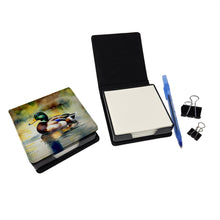 Load image into Gallery viewer, Mallard PU Leather Note Paper Holder