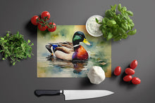 Load image into Gallery viewer, Mallard Glass Cutting Boards – Durable, Decorative Kitchen Art