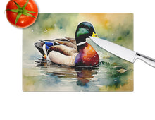 Load image into Gallery viewer, Mallard Glass Cutting Boards – Durable, Decorative Kitchen Art