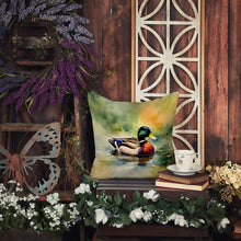 Load image into Gallery viewer, Mallard Throw Pillow - 14x14 Decorative Pillow – Art for Your Home &amp; Patio