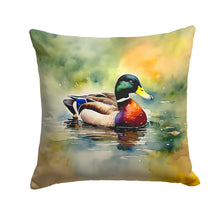 Load image into Gallery viewer, Mallard Throw Pillow - 14x14 Decorative Pillow – Art for Your Home &amp; Patio