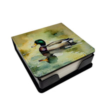 Load image into Gallery viewer, Mallard PU Leather Note Paper Holder
