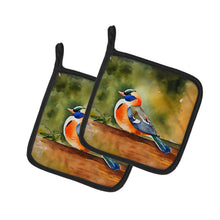 Load image into Gallery viewer, Mandarin Duck Pot Holders - Set of 2 Decorative Kitchen Helpers | Made in the USA
