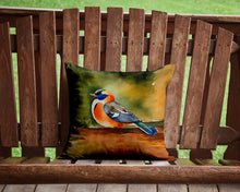 Load image into Gallery viewer, Mandarin Duck Throw Pillow - 14x14 Decorative Pillow – Art for Your Home &amp; Patio