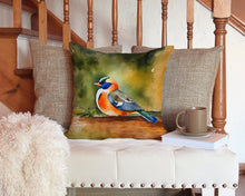 Load image into Gallery viewer, Mandarin Duck Throw Pillow - 14x14 Decorative Pillow – Art for Your Home &amp; Patio