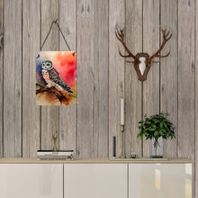 Load image into Gallery viewer, Northern Hawk Owl Wall or Door Hanging Prints