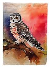Load image into Gallery viewer, Northern Hawk Owl Garden Flag – Outdoor Decorative Yard Flag