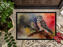 Load image into Gallery viewer, Northern Hawk Owl Doormat - 18X27 Indoor / Outdoor Rug | Made in USA
