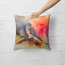 Load image into Gallery viewer, Northern Hawk Owl Throw Pillow
