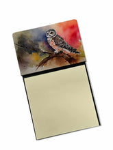 Load image into Gallery viewer, Northern Hawk Owl Sticky Note Holder- Refiilable Desk Accessory Note Pad