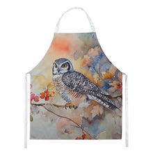 Load image into Gallery viewer, Northern Hawk Owl Apron – Artist-Designed Kitchen, BBQ &amp; Craft Apron