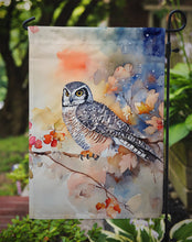 Load image into Gallery viewer, Northern Hawk Owl Garden Flag – Outdoor Decorative Yard Flag
