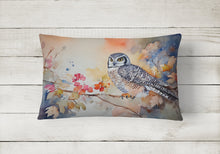 Load image into Gallery viewer, Northern Hawk Owl Throw Pillow