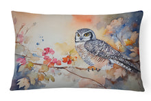 Load image into Gallery viewer, Northern Hawk Owl Throw Pillow