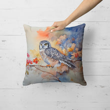 Load image into Gallery viewer, Northern Hawk Owl Throw Pillow