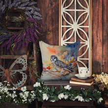 Load image into Gallery viewer, Northern Hawk Owl Throw Pillow