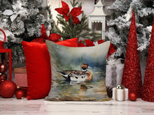 Load image into Gallery viewer, Northern Pintail Throw Pillow - 14x14 Decorative Pillow – Art for Your Home &amp; Patio