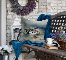 Load image into Gallery viewer, Northern Pintail Throw Pillow