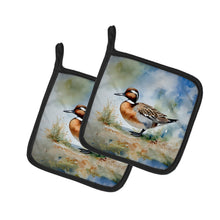Load image into Gallery viewer, Northern Pintail Pot Holders - Set of 2 Decorative Kitchen Helpers | Made in the USA