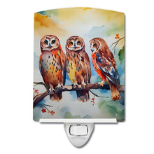 Load image into Gallery viewer, Owls Ceramic Night Light