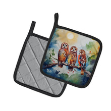 Load image into Gallery viewer, Owls Pot Holders - Set of 2 Decorative Kitchen Helpers | Made in the USA