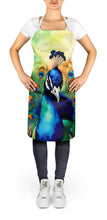 Load image into Gallery viewer, Peacock Apron – Artist-Designed Kitchen, BBQ &amp; Craft Apron