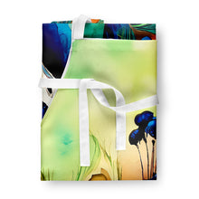 Load image into Gallery viewer, Peacock Apron – Artist-Designed Kitchen, BBQ &amp; Craft Apron