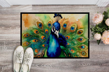 Load image into Gallery viewer, Peacock Doormat-24x36 Indoor / Outdoor Rug | Made in USA