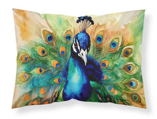 Load image into Gallery viewer, Peacock Standard Pillowcase – Artistic Decorative Front, White Back