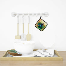 Load image into Gallery viewer, Peacock Pot Holders - Set of 2 Decorative Kitchen Helpers | Made in the USA