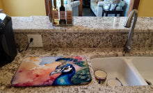 Load image into Gallery viewer, Peacock Dish Drying Mat