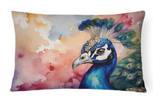 Load image into Gallery viewer, Peacock Throw Pillow