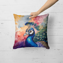 Load image into Gallery viewer, Peacock Throw Pillow