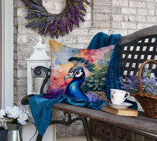 Load image into Gallery viewer, Peacock Throw Pillow