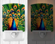 Load image into Gallery viewer, Peacock Ceramic Night Light
