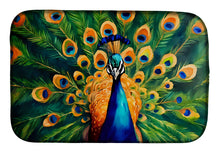 Load image into Gallery viewer, Peacock Dish Drying Mat