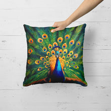Load image into Gallery viewer, Peacock Throw Pillow