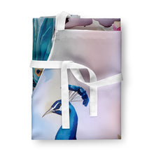 Load image into Gallery viewer, Peacock Apron – Artist-Designed Kitchen, BBQ &amp; Craft Apron