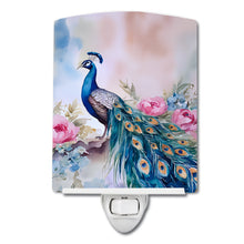 Load image into Gallery viewer, Peacock Ceramic Night Light