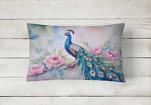 Load image into Gallery viewer, Peacock Throw Pillow