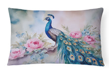 Load image into Gallery viewer, Peacock Throw Pillow