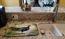 Load image into Gallery viewer, Peacock Dish Drying Mat