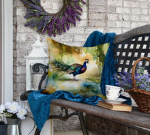 Load image into Gallery viewer, Peacock Throw Pillow